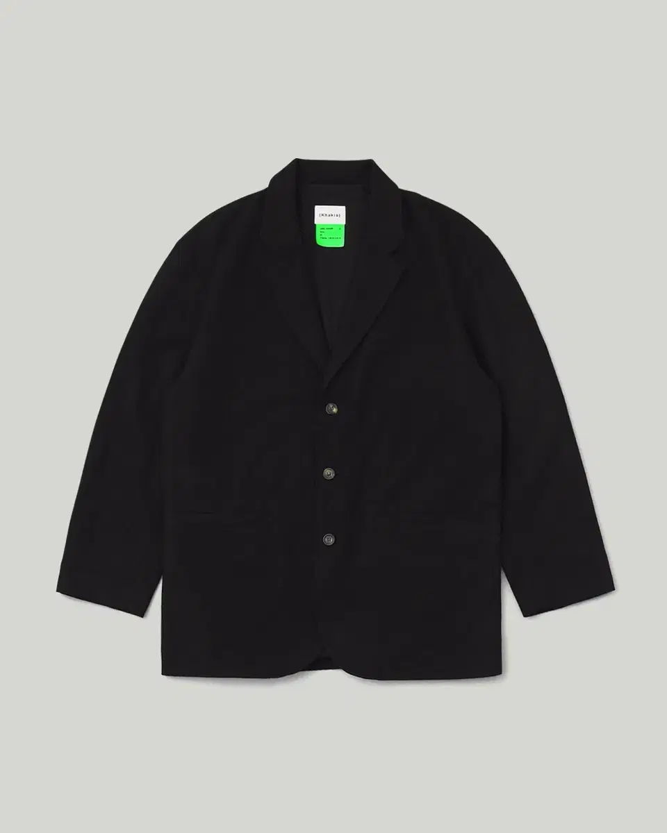 [M]Khakis wool broad jacket black 카키스 자켓